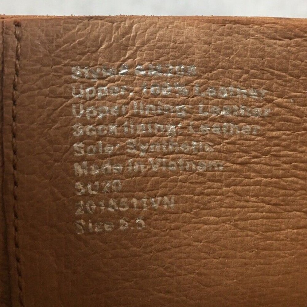 Madewell Womens Brown Leather Evelyn Wood Slide Clog sz 6.5 - Picture 10 of 10